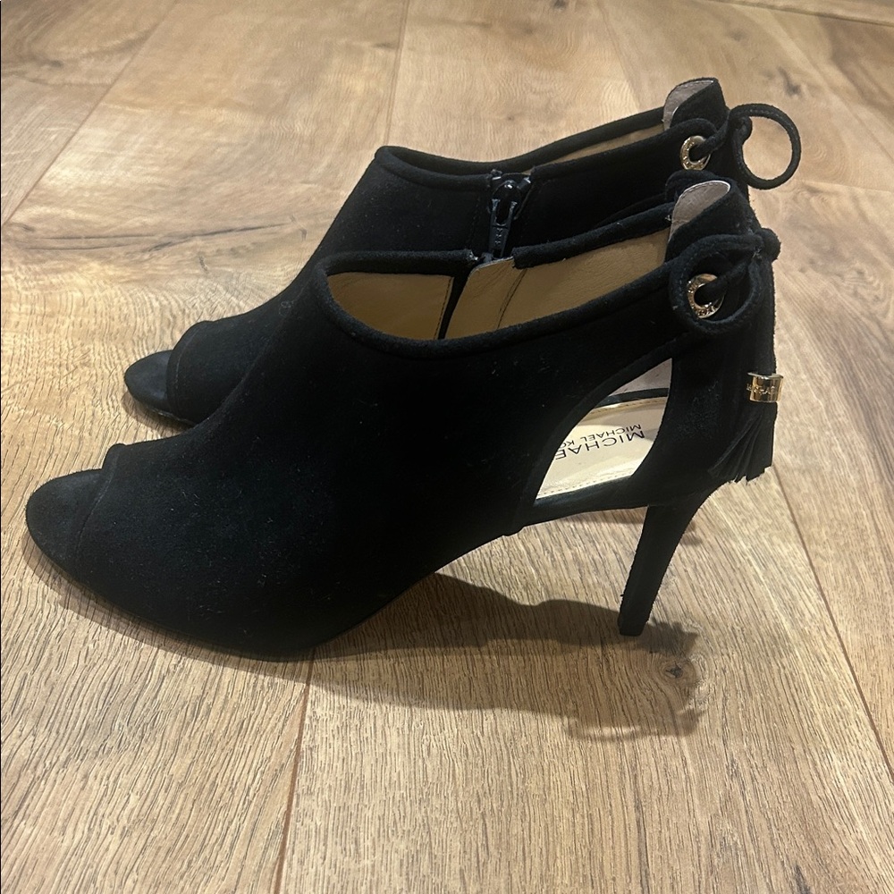 Michael Kors peep toe booties